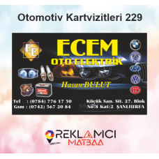 OTOMOTİV KARTVİZİTLERİ 0229