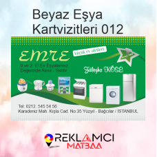 BEYAZ EŞYACI KARTVİZİTLERİ 0012