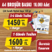 A4 Broşür Baskı Fiyatları A4 Broşür Baskı Fiyatları