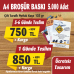A4 Broşür Baskı Fiyatları A4 Broşür Baskı Fiyatları