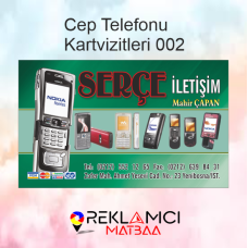 CEP TELEFONU VE İLETİŞİM KARTVİZİTLERİ 0002