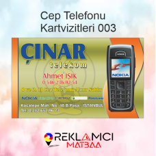 CEP TELEFONU VE İLETİŞİM KARTVİZİTLERİ 0003