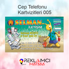 CEP TELEFONU VE İLETİŞİM KARTVİZİTLERİ 0005