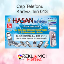 CEP TELEFONU VE İLETİŞİM KARTVİZİTLERİ 0013