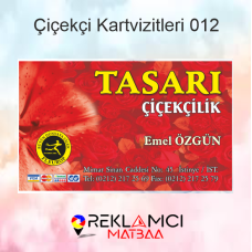 ÇİÇEKÇİ KARTVİZİTLERİ 0012