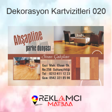 DEKORASYON KARTVİZİTLERİ 0020