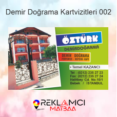 DEMİR DOĞRAMA  KARTVİZİTLERİ 0002