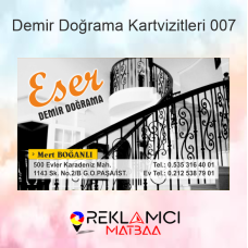 DEMİR DOĞRAMA  KARTVİZİTLERİ 0007