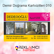 DEMİR DOĞRAMA  KARTVİZİTLERİ 0010