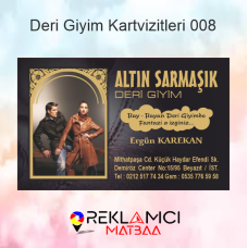 DERİ GİYİM  KARTVİZİTLERİ 0008