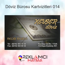 DÖVİZ KARTVİZİTLERİ 0014