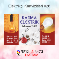 ELEKTRİKÇİ KARTVİZİTLERİ 0026