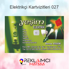 ELEKTRİKÇİ KARTVİZİTLERİ 0027