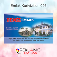 EMLAK KARTVİZİTLERİ 0026 EMLAK KARTVİZİTLERİ 0026