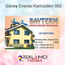 GÜNEŞ ENERJİSİ KARTVİZİTLERİ 0002