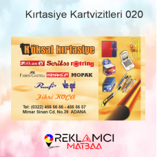 KIRTASİYE KARTVİZİTLERİ 0020