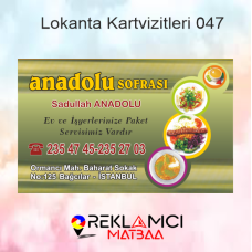 LOKANTA KARTVİZİTLERİ 0047