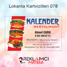 LOKANTA KARTVİZİTLERİ 0078