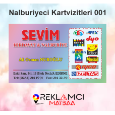 NALBURİYECİ KARTVİZİTLERİ 0001