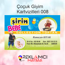 ÇOÇUK GİYİM KARTVİZİTLERİ 0008