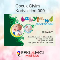ÇOÇUK GİYİM KARTVİZİTLERİ 0009