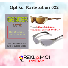 OPTİKÇİ KARTVİZİTLERİ 0022