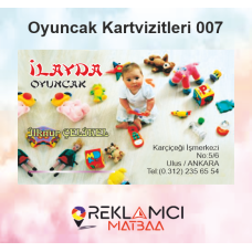 OYUNCAK KARTVİZİTLERİ 0007