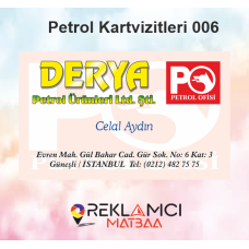 PETROL VE AKARYAKIT KARTVİZİTLERİ 0006
