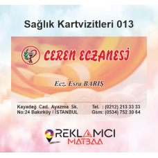 SAĞLIK KARTVİZİTLERİ 0013