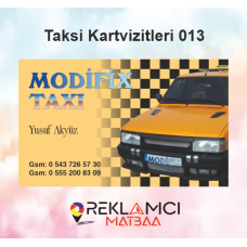 TAKSİCİ KARTVİZİTLERİ 0013
