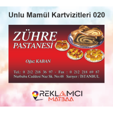 UNLU MAMÜLLER KARTVİZİTLERİ 0020