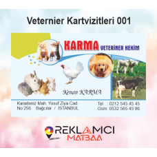 VETERİNER KARTVİZİTLERİ 0001